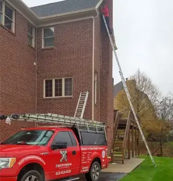 Wildlife removal work being done to a New Jersey Apartment complex, where we deal with all of New Jersey Wildlife Removal issues